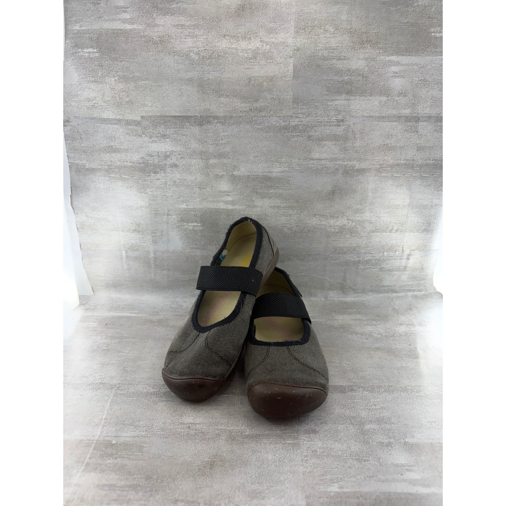 Keen Sienna MJ Canvas Mary Jane Shoes Gray Charcoal Women Size 7 1014731